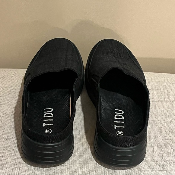 TIDU black orthopaedic arch support slip on mules, planter fasciitis, size 38 - Picture 7 of 7